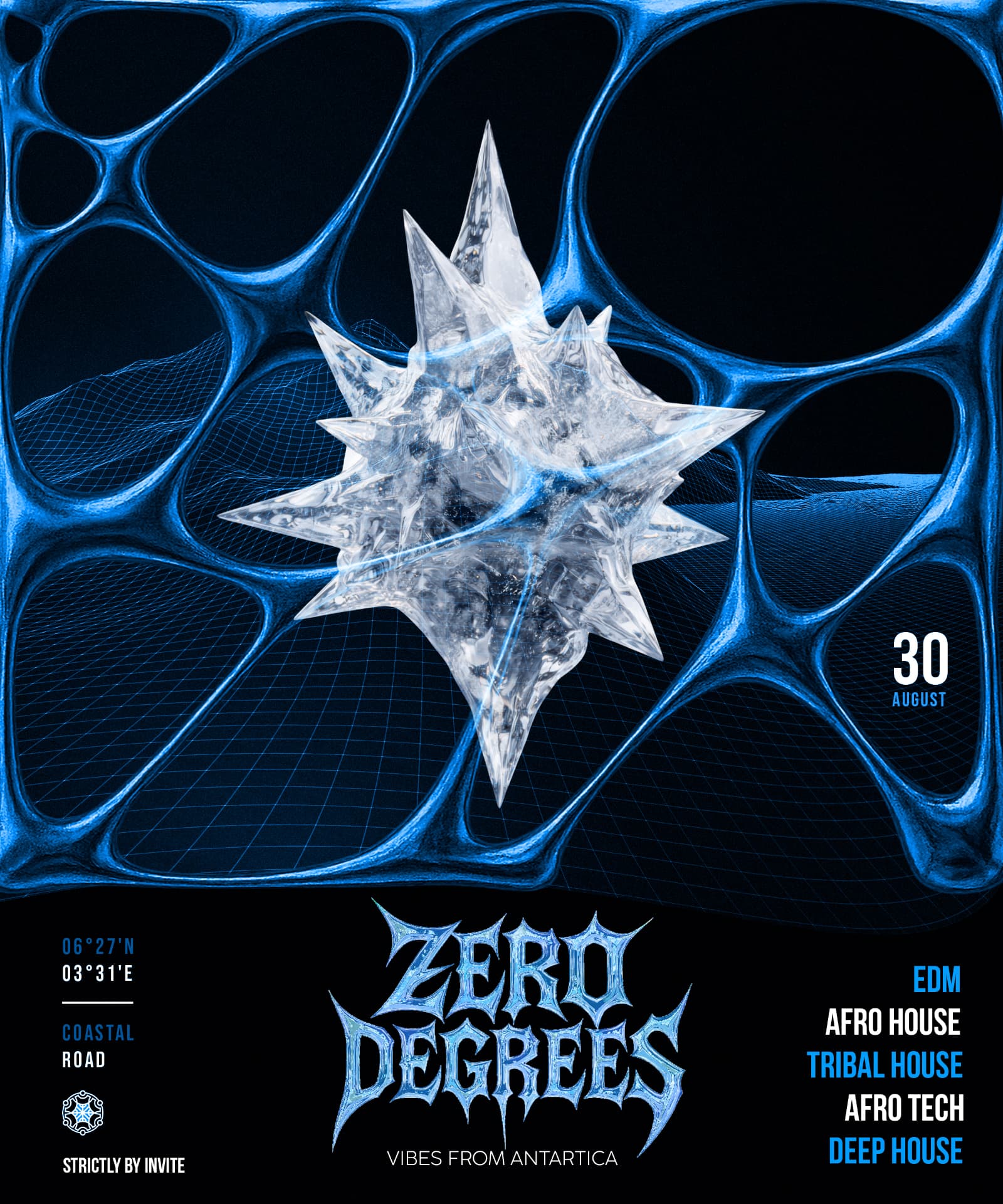 Official artwork for ZERO DEGREES: VIBES FROM ANTARCTICA